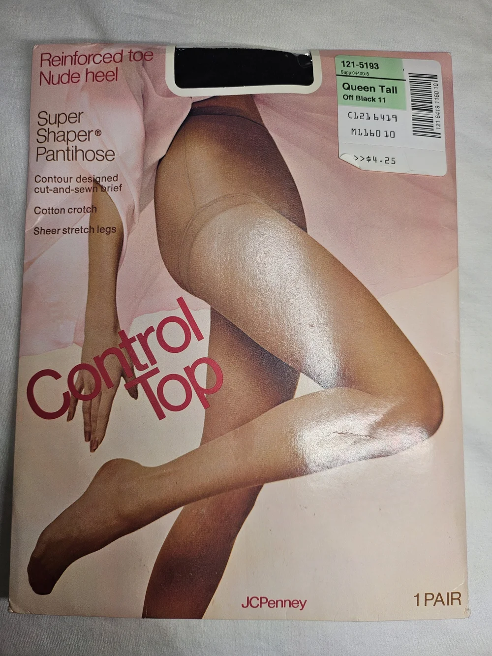 Lot VTG Dead Stock NWT Panyhose Jcpenny Hanes Pink Polka Dot Sheer Tights Nylons